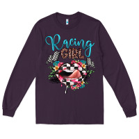 Plum racing girl Long Sleeve Tee - JahusDesignShop