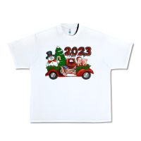 White happy new year truck 2023 Urban Heavy Tee - Jasminsmagicworld