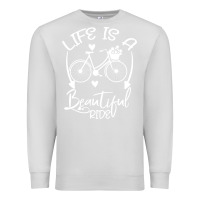 Dove Grey Life is a beautiful ride Premium Sweatshirt - Bettercallsaul