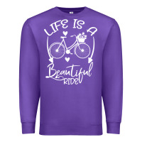 Purple Life is a beautiful ride Premium Sweatshirt - Bettercallsaul