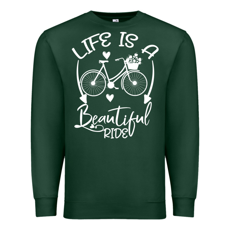 Life Is A Beautiful Ride Premium Sweatshirt by Bettercallsaul | Teevron