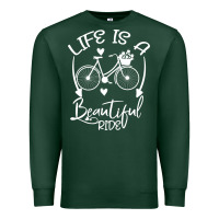 Sports Green Life is a beautiful ride Premium Sweatshirt - Bettercallsaul