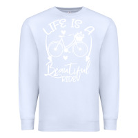White Life is a beautiful ride Premium Sweatshirt - Bettercallsaul