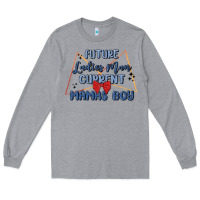 Heather Grey future ladies man current mamas boy Long Sleeve Tee - MaliasSmallBusiness