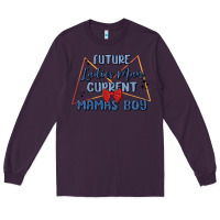 Plum future ladies man current mamas boy Long Sleeve Tee - MaliasSmallBusiness