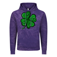 Cloud Purple St. Patrick's Day Shamrock Vintage Hoodie - Jasminsmagicworld