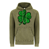 Vintage Olive St. Patrick's Day Shamrock Vintage Hoodie - Jasminsmagicworld