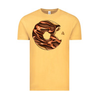 Vintage Mustard chocolate donut Vintage Tee - AdoDesignShop