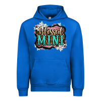 Cobalt blessed mini Urban Hoodie - OliviaCreatesArt