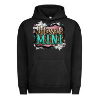 Pigment Black blessed mini Urban Hoodie - OliviaCreatesArt