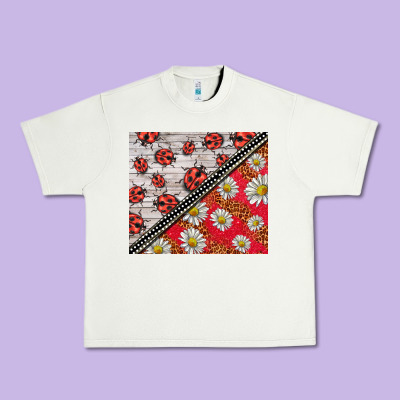 Ladybug Urban Heavy Tee Designed By Barkaloodesign