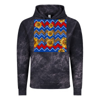 4th Of July Sunflower Seamless  Pattern Vintage Hoodie | Teevron