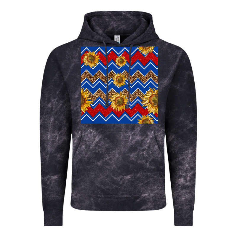 4th Of July Sunflower Seamless  Pattern Vintage Hoodie by BundleAndBundleShop | Teevron