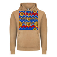 Vintage Camel 4th of july sunflower seamless  pattern Vintage Hoodie - BundleAndBundleShop