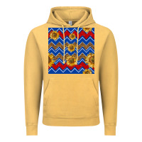 Vintage Mustard 4th of july sunflower seamless  pattern Vintage Hoodie - BundleAndBundleShop
