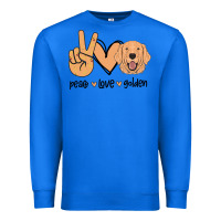 True Royal Peace Love Golden Premium Sweatshirt - Bettercallsaul