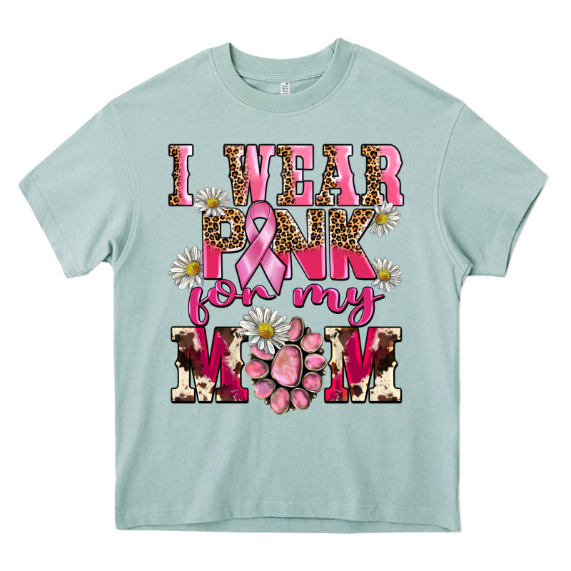 I Wear Pink For My Mom Heavy Core Tee by BarkalooDesign | Teevron