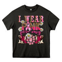 Asphalt i wear pink for my mom Heavy Core Tee - BarkalooDesign