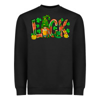 Black luck with gnome and beer Heavyweight Sweatshirt - NancyCooperArtShop