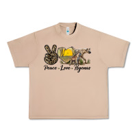 Burro Peace Love Hyenas Urban Heavy Tee - LillyAllenDesigns