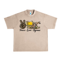 French Oak Peace Love Hyenas Urban Heavy Tee - LillyAllenDesigns