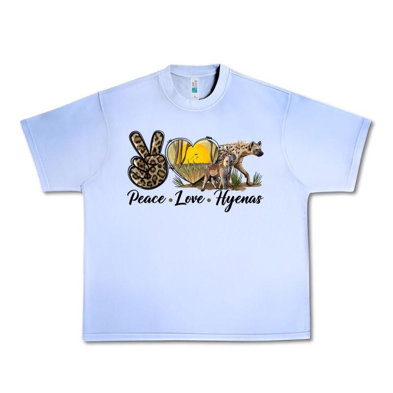 Peace Love Hyenas Urban Heavy Tee by LillyAllenDesigns | Teevron
