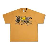 Peanut Butter Peace Love Hyenas Urban Heavy Tee - LillyAllenDesigns