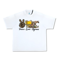 White Peace Love Hyenas Urban Heavy Tee - LillyAllenDesigns