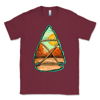 Burgundy western desert arrowhead Classic Tee - Jasminsmagicworld