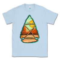 Dusty Blue western desert arrowhead Classic Tee - Jasminsmagicworld