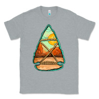 Heather Grey western desert arrowhead Classic Tee - Jasminsmagicworld