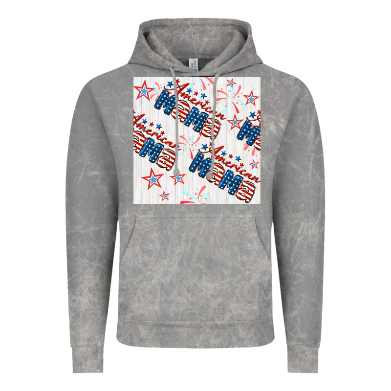 American Mama Seamless Pattern Vintage Hoodie by BundleAndBundleShop | Teevron