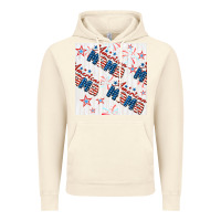 Vintage Artic american mama seamless pattern Vintage Hoodie - BundleAndBundleShop