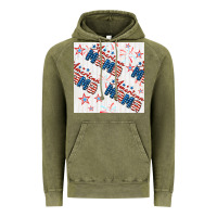 Vintage Olive american mama seamless pattern Vintage Hoodie - BundleAndBundleShop