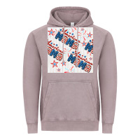 Vintage Zinc american mama seamless pattern Vintage Hoodie - BundleAndBundleShop