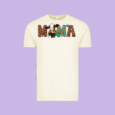 Mama Holstein Cow Vintage Tee Designed By Artiststas