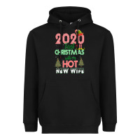 Black 2020 First Christmas With My Hot New Wife Heavyweight Hoodie - Bettercallsaul