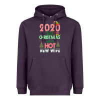 Plum 2020 First Christmas With My Hot New Wife Heavyweight Hoodie - Bettercallsaul