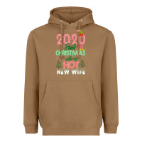 Toasted Coconut 2020 First Christmas With My Hot New Wife Heavyweight Hoodie - Bettercallsaul