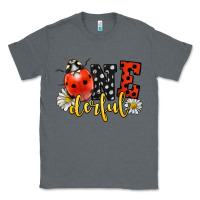 Charcoal Heather onederful wonderful ladybug Classic Tee - LillyAllenDesigns
