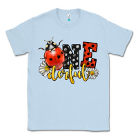Dusty Blue onederful wonderful ladybug Classic Tee - LillyAllenDesigns