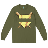 Army Green custom baseball Long Sleeve Tee - MaliasSmallBusiness