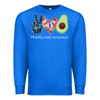True Royal PEACE LOVE AVOCADOS Premium Sweatshirt - Bettercallsaul