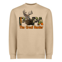 Western Papa The Great Deer Hunter Heavyweight Sweatshirt | Teevron