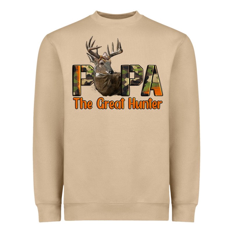 Western Papa The Great Deer Hunter Heavyweight Sweatshirt by LillyAllenDesigns | Teevron