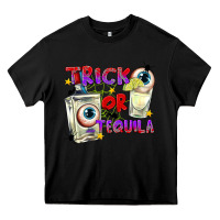 Black Trick or Tequila Heavy Core Tee - texasbilliewilder