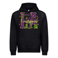 Black louisiana mardi gras Urban Hoodie - OliviaCreatesArt