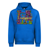 Cobalt louisiana mardi gras Urban Hoodie - OliviaCreatesArt
