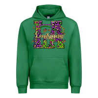 Emerald louisiana mardi gras Urban Hoodie - OliviaCreatesArt