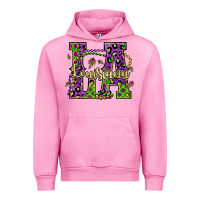 Fuchsia Pink louisiana mardi gras Urban Hoodie - OliviaCreatesArt